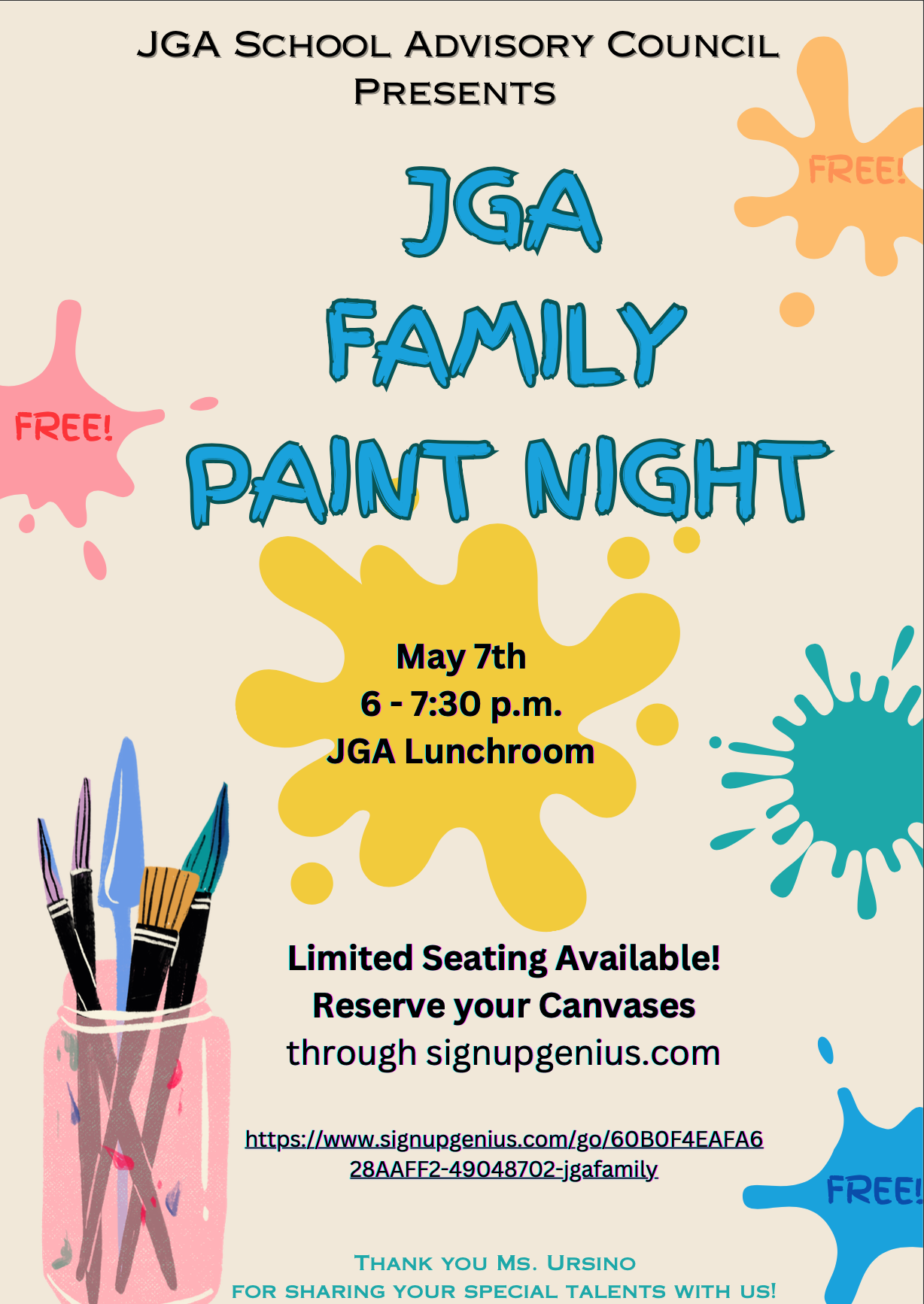 JGA Family Paint Night